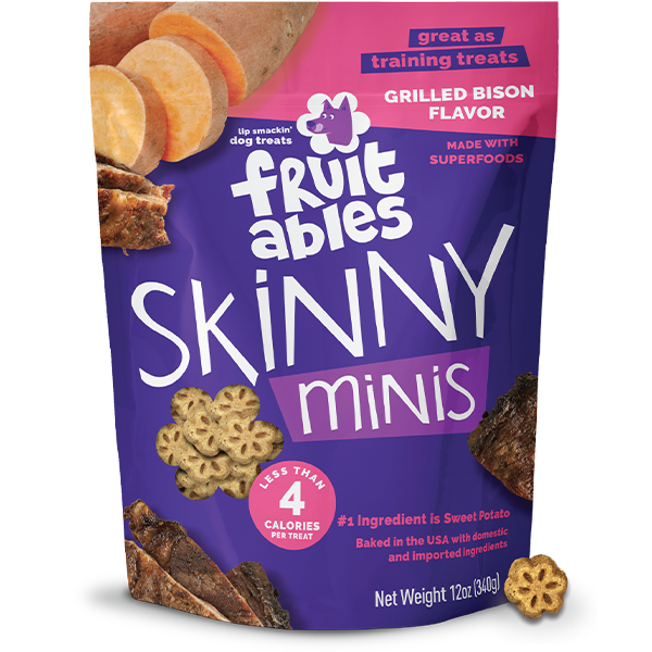 FRU Skinny Minis GF Grilled Bison Chewy Treats 141g