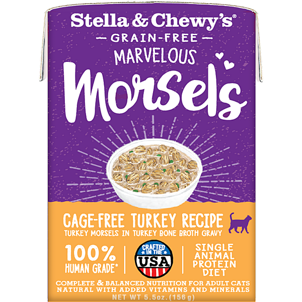 S&C Marvelous Morsels Turkey Cat Food 5.5oz