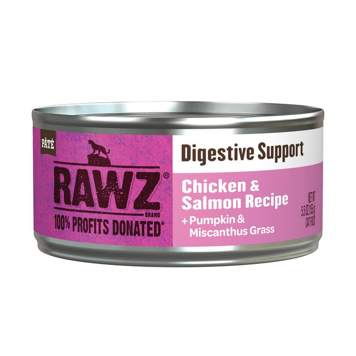 Rawz Cat Digestive Support Chicken & Salmon 5.5oz