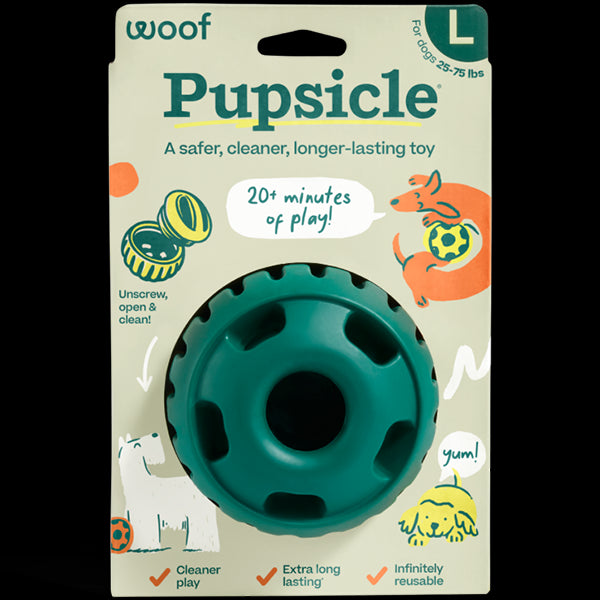 WP Dog Pupsicle Toy Green Lrg