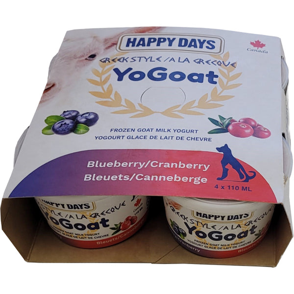 HD Frozen YoGoat Yogurt Cranberry/Blueberry 4x110ml