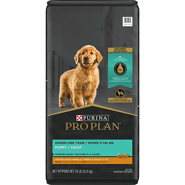 ProPlan Puppy Shred. Chicken/Rice 34lbs