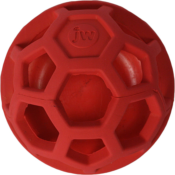 JW Hollee Squeakin Treat Ball Dog Toy