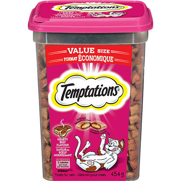 Temptations Hearty Beef Cat treats 454g