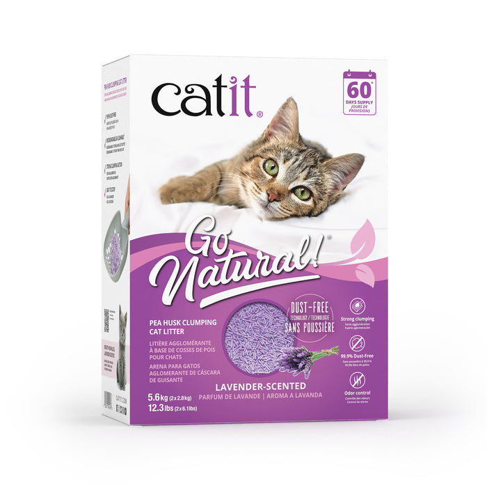 CT Go Natural Multicat Pea Husk Litter  6.4kg