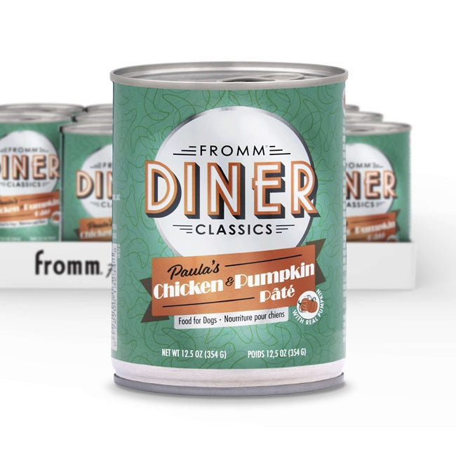 FRM Diner Dog Paula's Chkn/Pumpkin Pate 12.5oz