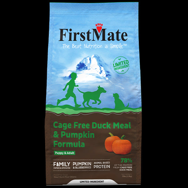 FM Dog LID GF Cage Free Duck & Pumpkin 5lbs