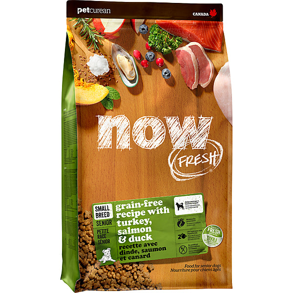 Now Fresh GF Sml Breed Senior Recipe 12lbs