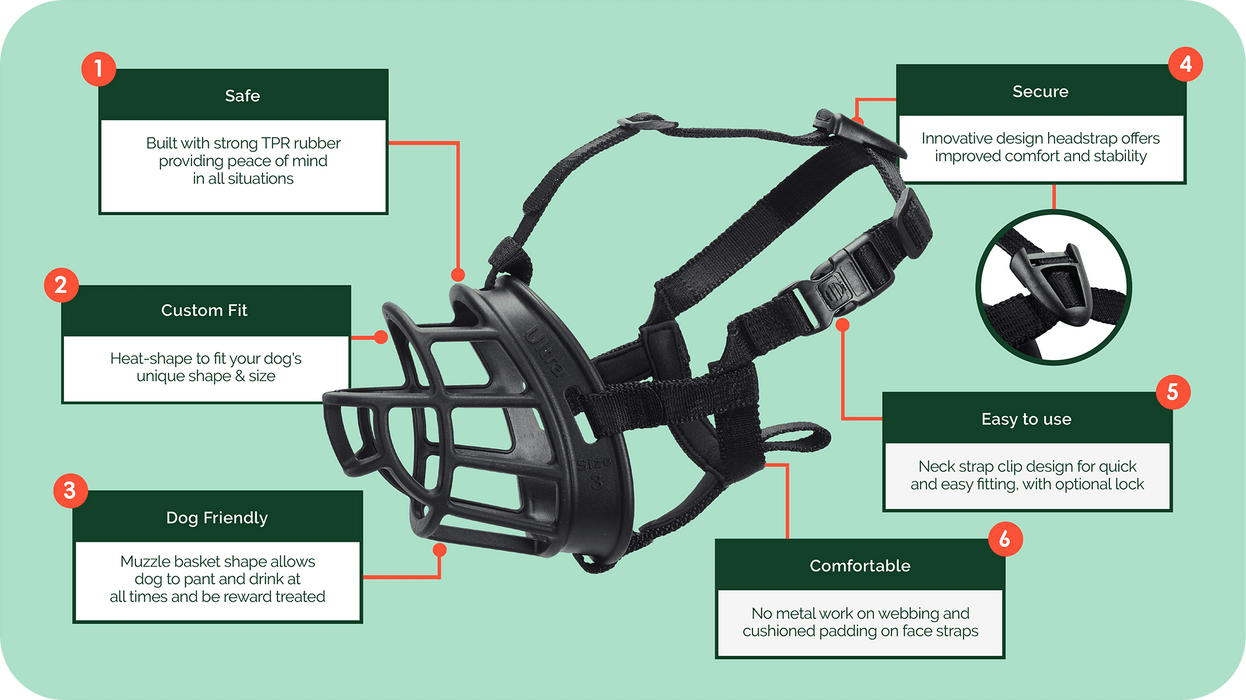 COA Baskerville Ultra Plastic Muzzle 3