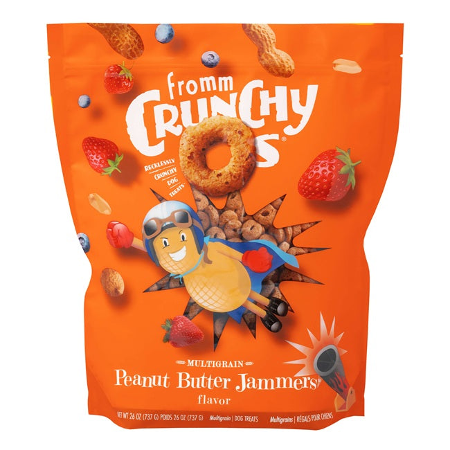 FRM Dog Crunchy Os Peanut Butter Jammers Treats 26oz