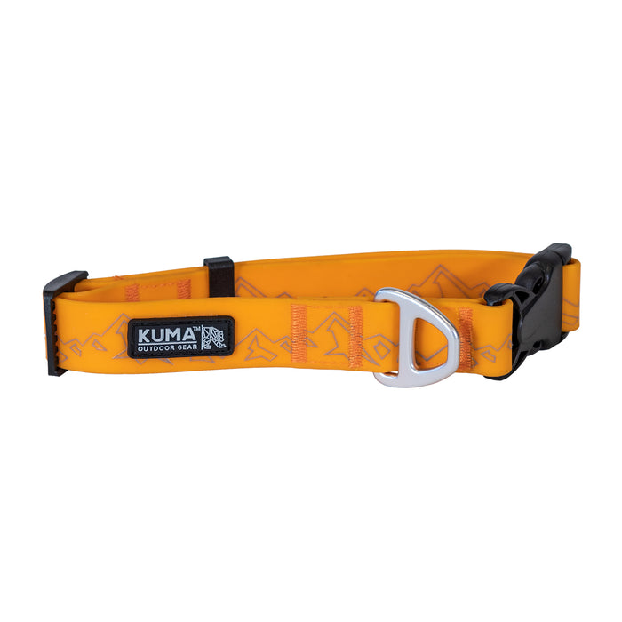 KM Soggy Dog Collar  Med  Orange