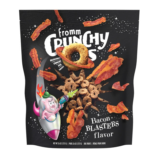 FRM Dog Crunchy Os Bacon Blasters Treats 26oz