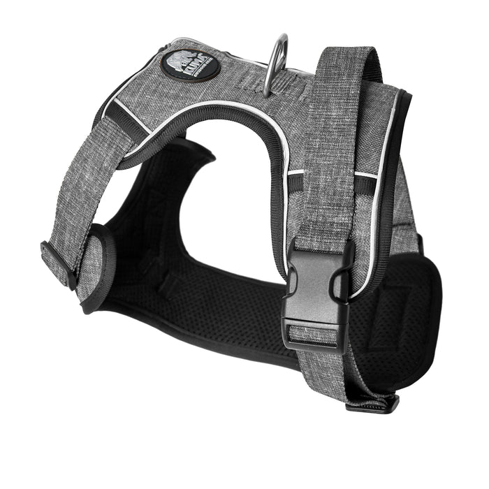 KM LBD Harness Heather Grey Med