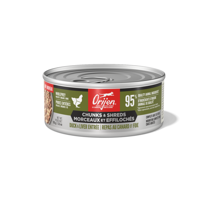 ORJ Chunks & Shreds Cat Duck/Liver 5.5oz