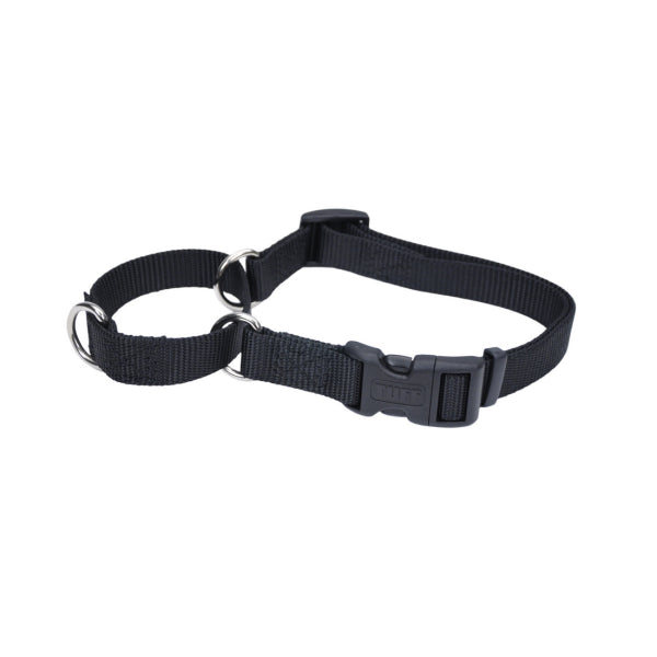 No Slip Adj MRT w/Buckle Collar Blk 22"x3/4"