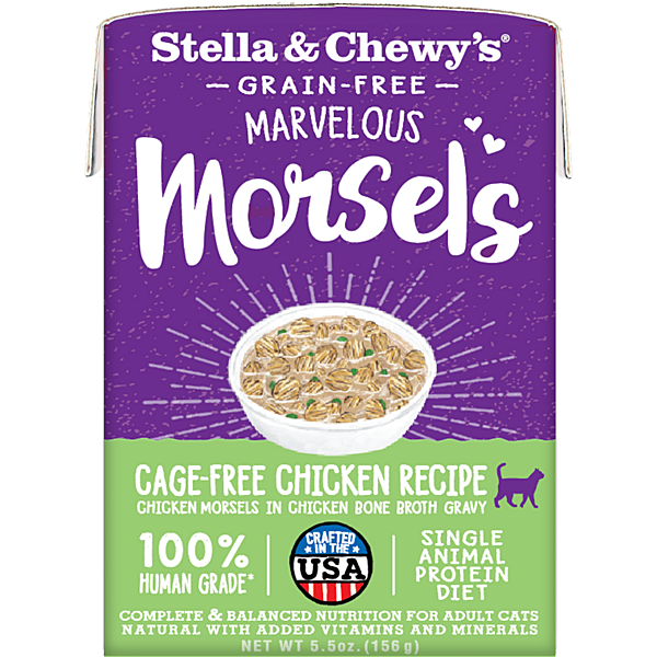 S&C Marvelous Morsels Chicken Cat Food 5.5oz