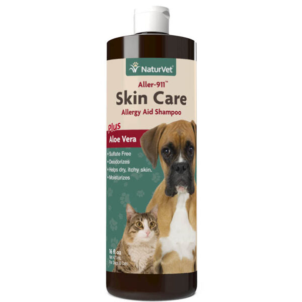 NaturVet Aller-911 Skin Care Shampoo 16oz