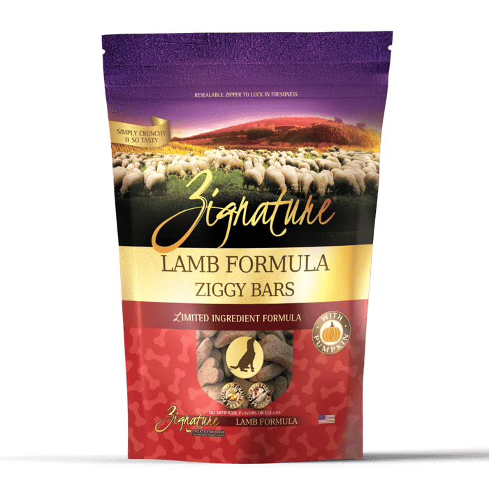 ZIG Ziggy Bars LID Lamb & Pumpkin Treats 12oz