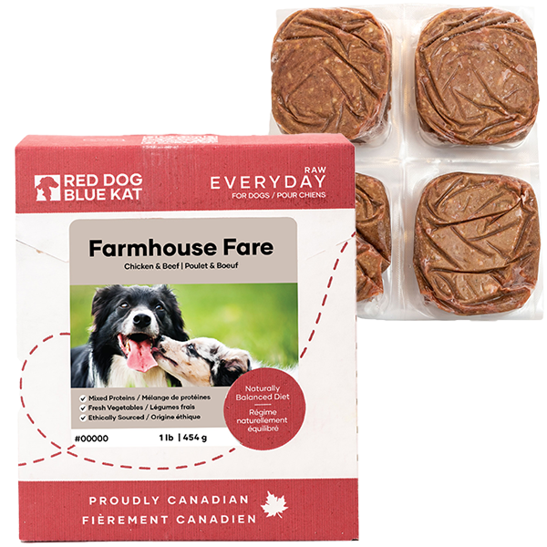 RDBK Dog Everyday Raw Farmhouse Fare 4x0.25 lbs