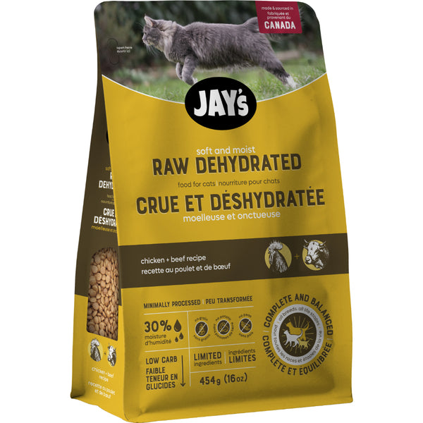 Jay's Raw Dehydrated Chicken & Beef 454g Cat