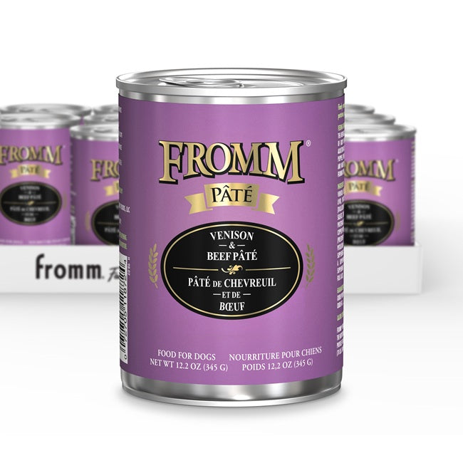FRM Dog Venison & Beef Pate 12 oz