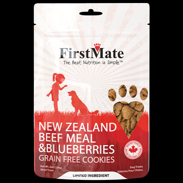 FM Dog GF Beef & Blueberry Cookies 8oz