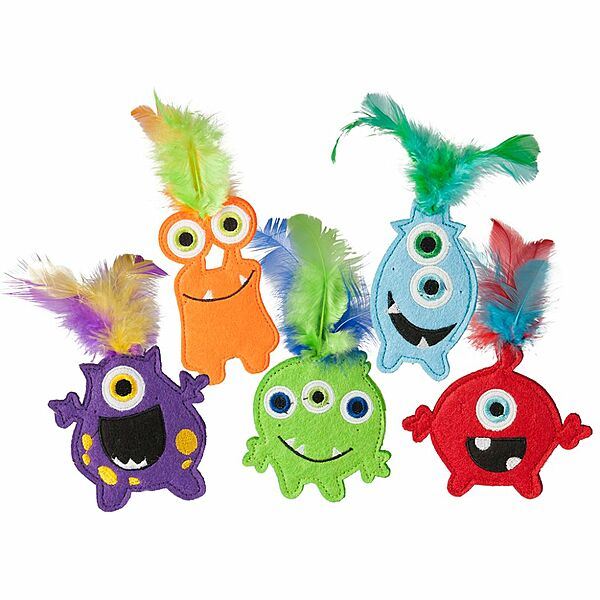 Multipet Monsters w/Catnip 4" Toy