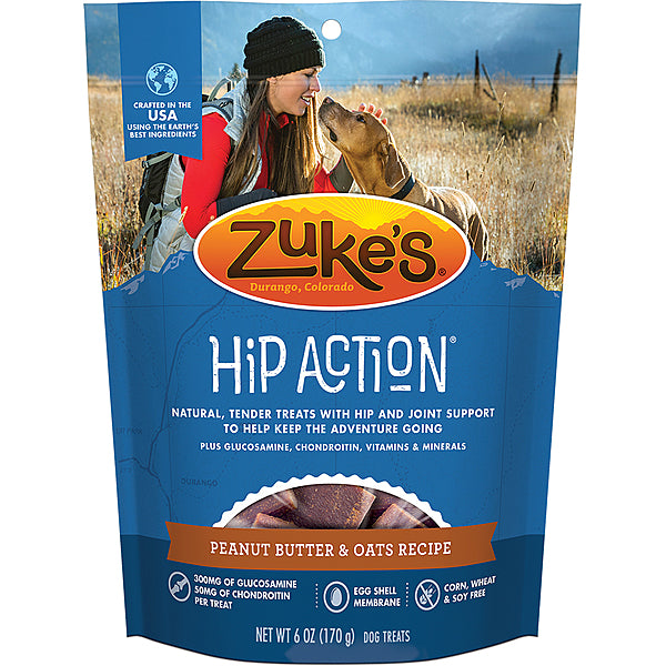 Zukes Hip Action PB & Oats Treats