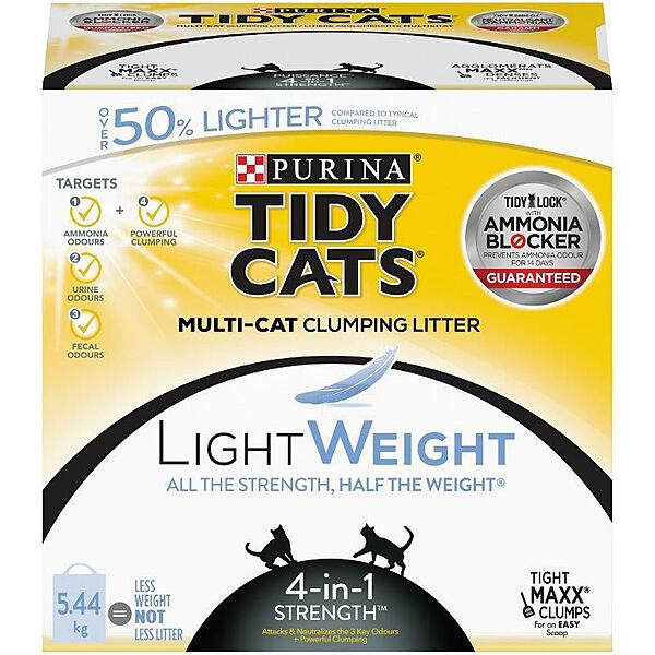 Tidy Cats Light Weight 4in1 Strength Multi Cat 5.44Kg