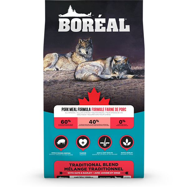 Boreal Dog Traditional Blend Pork Meal 13.6 kg