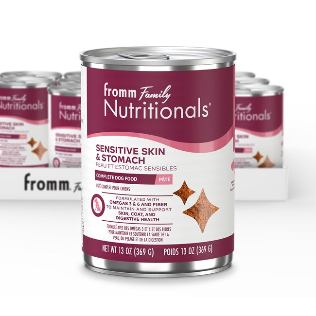 FRM Dog Nutritionals Snstv Skin/Stomach Pate 13oz