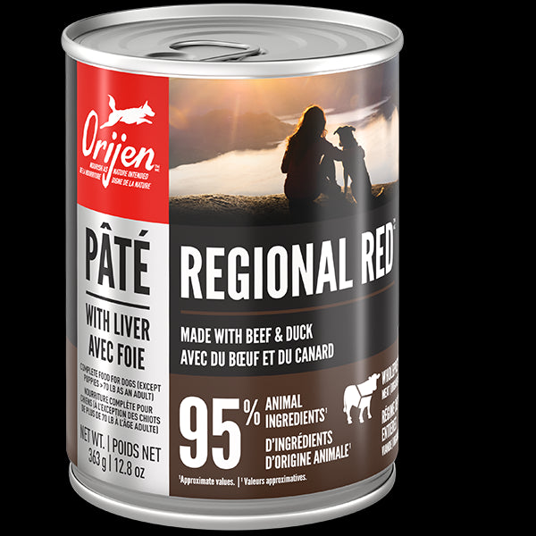 ORJ Dog Regional Red Pate w/ Liver 363g