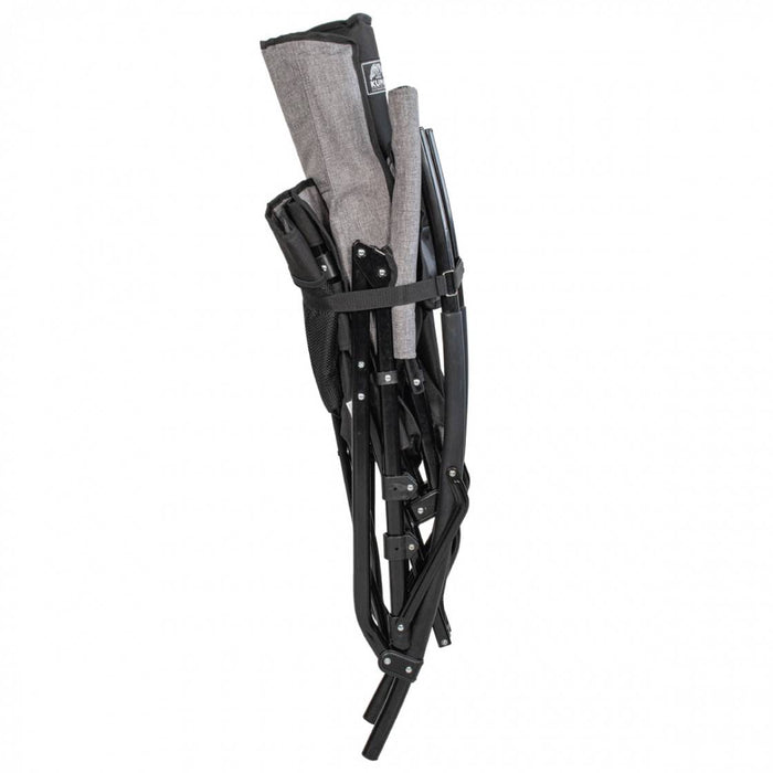 KM Lazy Bear Dog Bed Heather Grey