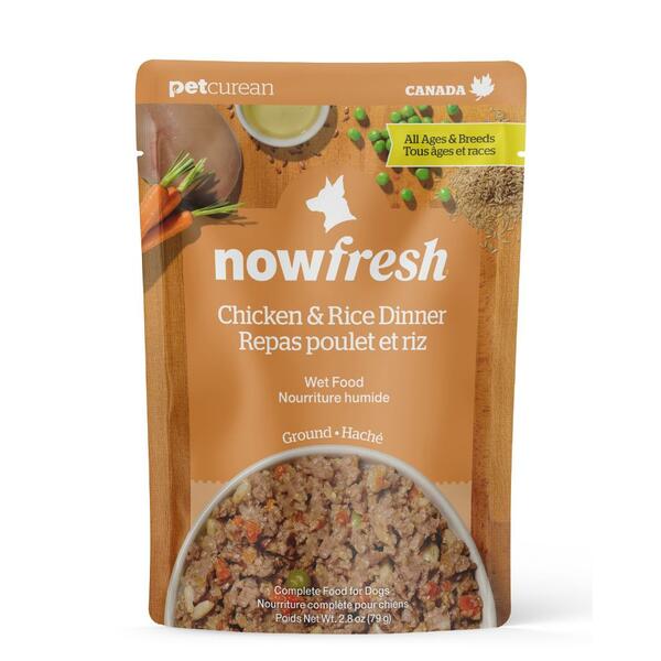 Now Fresh GF Grnd Chkn/Rice Dinner 2.8oz