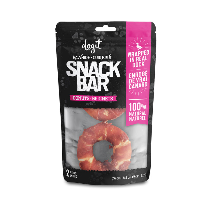 DO SnackBar Dk Rawhd Donuts, 8cm, 2pk
