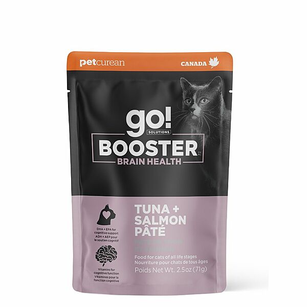 GO! Brain Tuna/Salmon Pate Cat Booster 2.5oz