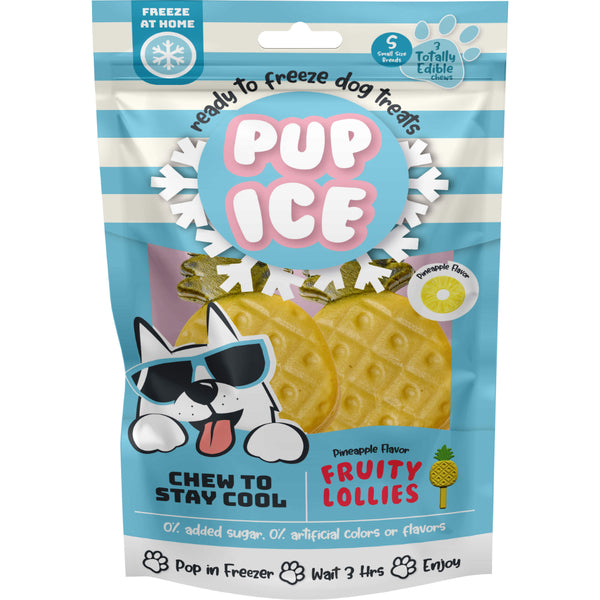 Pup Ice Lollies Fruity Pineapple  3pk