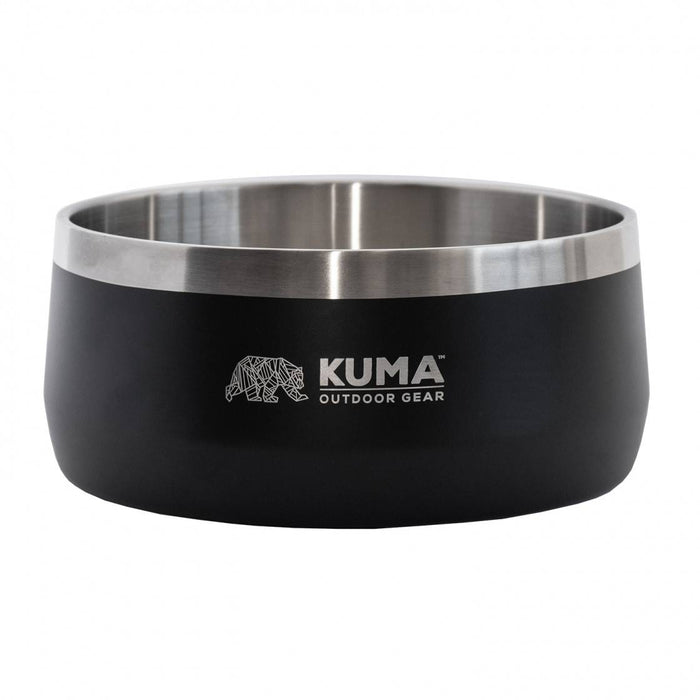 KM Stainless Steel Dog Bowl Black