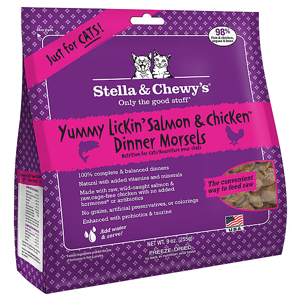 S&C FD Cat Yummy Lickin Salmon & Chicken 8oz