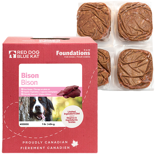 RDBK Dog Foundations Bison 4x0.25 lbs