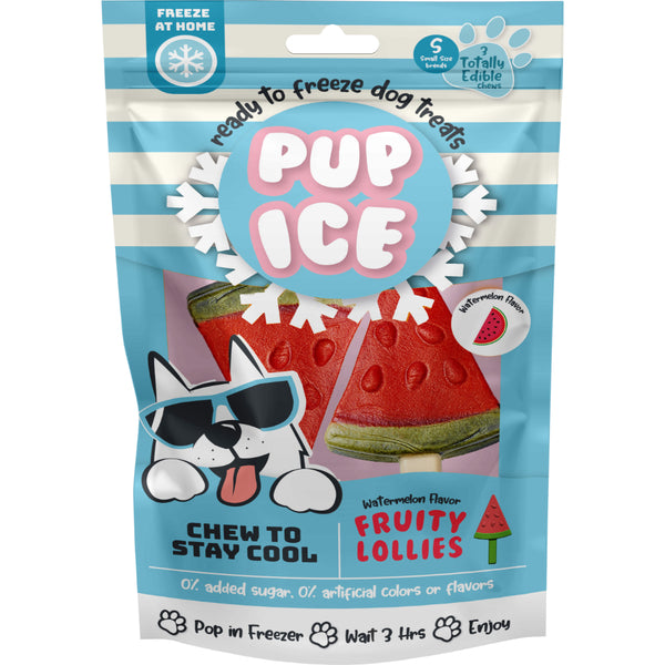 Pup Ice Lollies Fruity Watermelon 3pk
