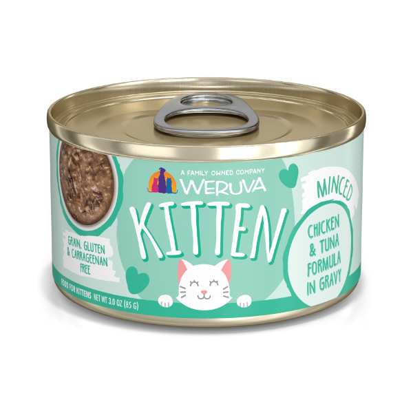 WRVA Cat Kitten Chicken & Tuna in Gravy 3oz