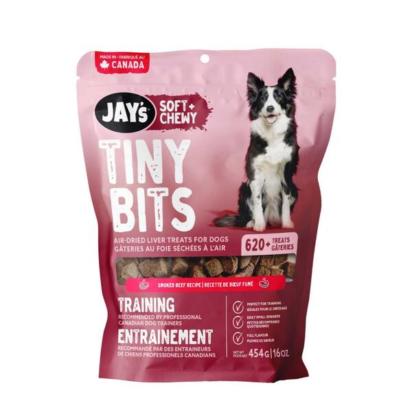 Jay's Tiny Bits Training Treats Smkd Beef 454g