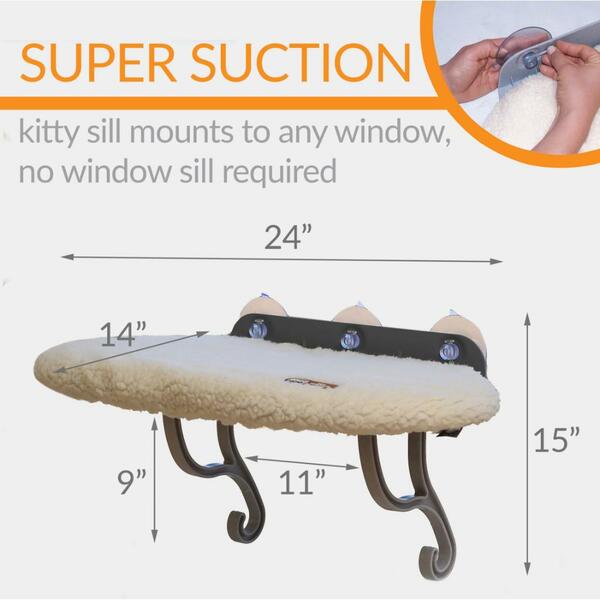 K&H Universal Mount Kitty Sill 24"x14"