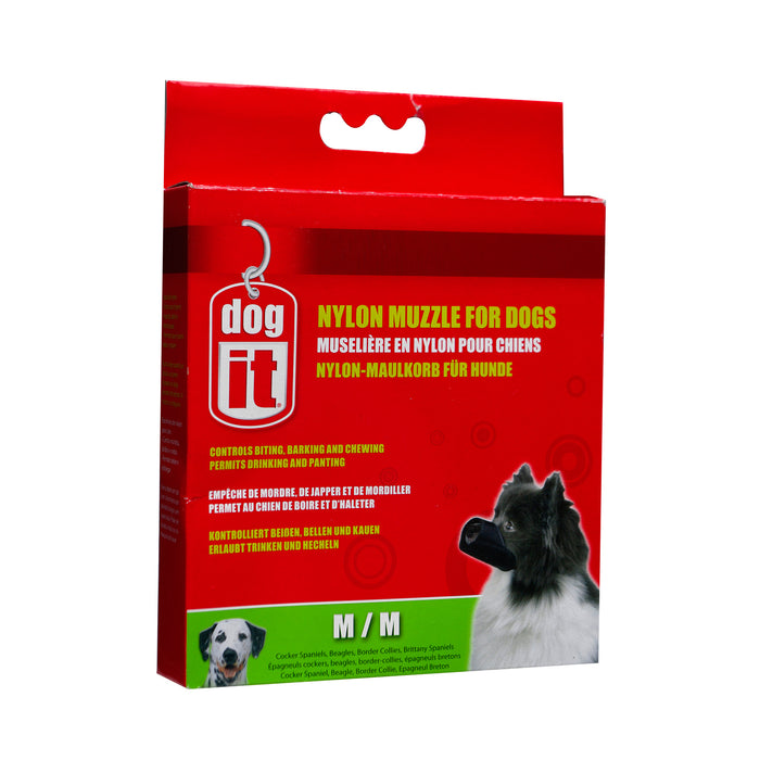 DO Nylon Muzzle Black Med