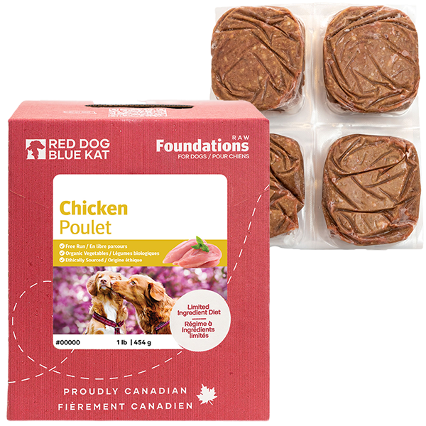 RDBK Dog Foundations Chicken 4x0.25 lbs