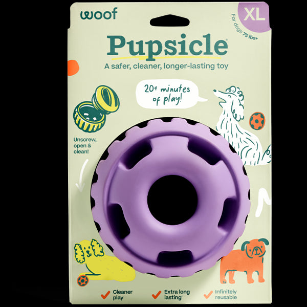 WP Dog Pupsicle Toy Lavender XLrg