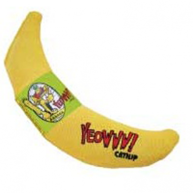 DW Yeowww! Bananas Singles Catnip Toy