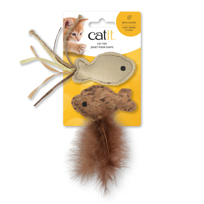 CT Fish Twin w/Raffia & Feather Tail