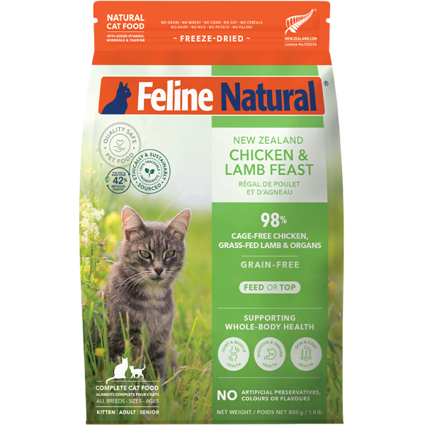 Feline Natural Cat FD Chkn & Lamb 1.8lbs